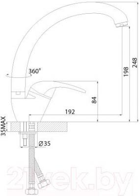 Смеситель Rossinka Silvermix E40-23