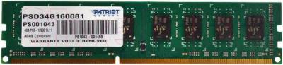 Оперативная память DDR3 Patriot PSD34G160081