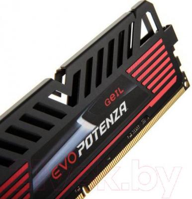 Оперативная память DDR3 GeIL EVO Potenza Onyx Black 2x8GB DDR3 PC3-12800 (GPB316GB1600C11DC)