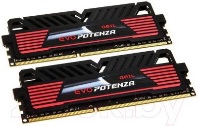 Оперативная память DDR3 GeIL EVO Potenza Onyx Black 2x4GB DDR3 PC3-12800 (GPB38GB1600C11DC)