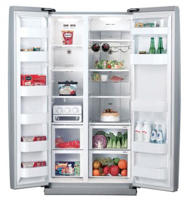 Холодильник с морозильником Samsung RS20CRPS - общий вид