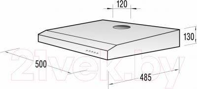 Вытяжка плоская Gorenje DU5345W