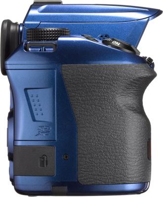 Зеркальный фотоаппарат Pentax K-30 Body (Blue) - вид сбоку