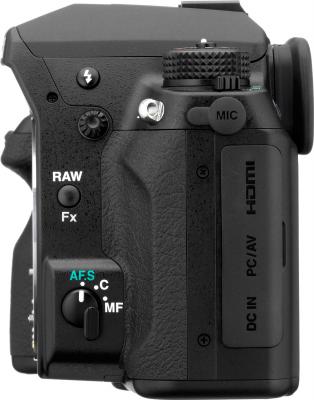 Зеркальный фотоаппарат Pentax K-5 Kit DA 18-55mm - вид сбоку