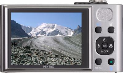 Компактный фотоаппарат Pentax Optio RX18 (Dark Silver) - общий вид