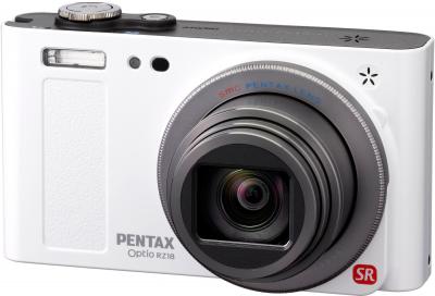 Компактный фотоаппарат Pentax Optio RZ18 (White) - общий вид