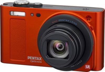 Компактный фотоаппарат Pentax Optio RZ18 (Orange Metallic) - общий вид