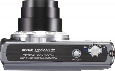 Компактный фотоаппарат Pentax Optio VS20 (White) - вид сверху
