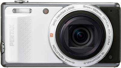 Компактный фотоаппарат Pentax Optio VS20 (White) - вид спереди