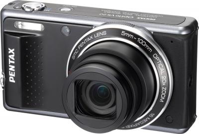 Компактный фотоаппарат Pentax Optio VS20 (Black) - общий вид