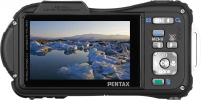 Компактный фотоаппарат Pentax Optio WG-1 (Purple) - вид сзади
