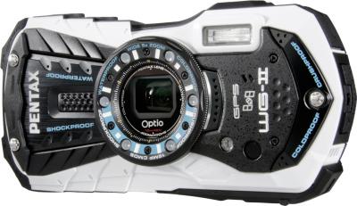 Компактный фотоаппарат Pentax Optio WG-2 GPS (White-Black) - общий вид