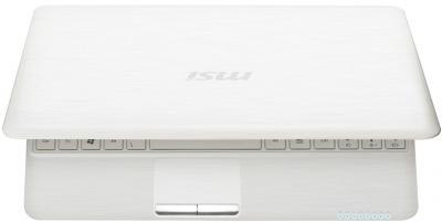 Ноутбук MSI U270-471XBY (White) - общий вид