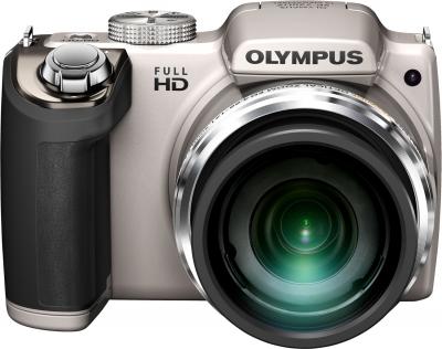 Компактный фотоаппарат Olympus SP-720UZ (Silver) - общий вид