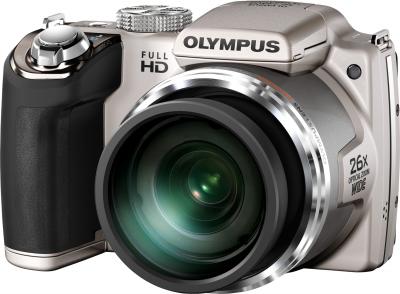 Компактный фотоаппарат Olympus SP-720UZ (Silver) - общий вид