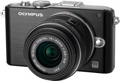 Беззеркальный фотоаппарат Olympus E-PL3 Kit 14-42mm (Black) - общий вид