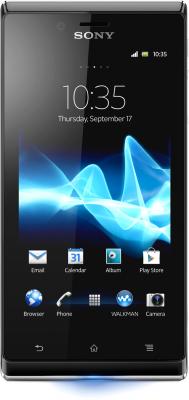 Смартфон Sony Xperia J (ST26i) (Black) - общий вид