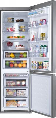 Холодильник с морозильником Samsung RL57TTE5K1 - внутренний вид