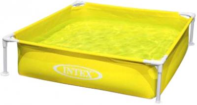 Каркасный бассейн Intex 57171NP (122x122x30) - варианты расцветки: желтый