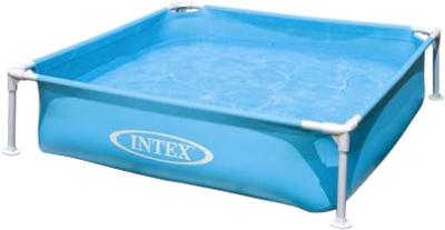 Каркасный бассейн Intex 57171NP (122x122x30) - варианты расцветки: голубой
