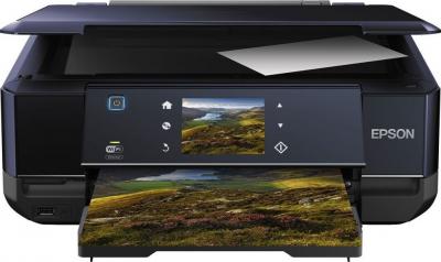 МФУ Epson Expression Premium XP-700 - фронтальный вид (открытые лотки)