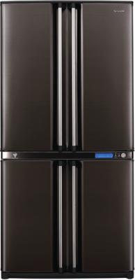 Холодильник с морозильником Sharp SJ-F96SPBK - общий вид