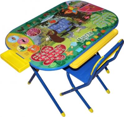 Комплект мебели с детским столом Дэми У3-04 Всезнайка: Маугли (синий) - общий вид