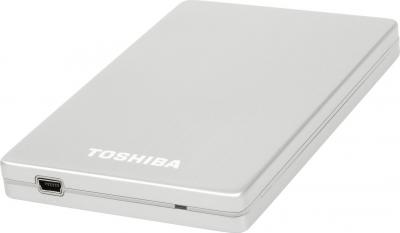 Внешний жесткий диск Toshiba STOR.E ALU 2S 2.5 500G USB 3.0 silver (PA4236E-1HE0) - лежит