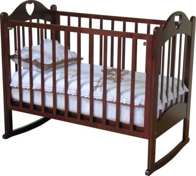 Детская кроватка Красная звезда Любаша С635 (Вишня) - общий вид
