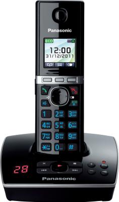 Беспроводной телефон Panasonic KX-TG8061  (черный) - общий вид