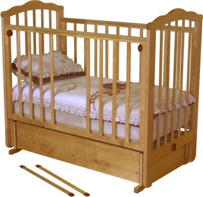 Детская кроватка Красная звезда Элина С669 (Орех) - общий вид