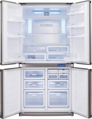 Холодильник с морозильником Sharp SJ-F96SPSL - внутренний вид