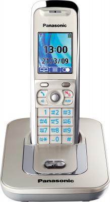 Беспроводной телефон Panasonic KX-TG8411 Platinum (KX-TG8411RUN) - общий вид