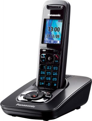 Беспроводной телефон Panasonic KX-TG8421 (Titanium, KX-TG8421RUT) - общий вид