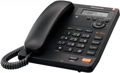 Проводной телефон Panasonic KX-TS2570 (черный) - общий вид