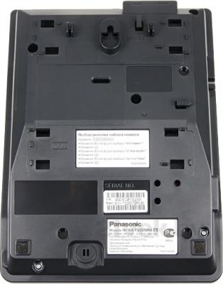 Проводной телефон Panasonic KX-TS2570 (черный) - вид снизу