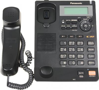 Проводной телефон Panasonic KX-TS2570 (черный) - общий вид
