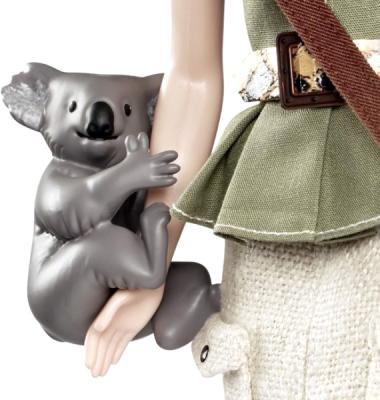 Кукла Mattel Барби Австралия (X3902/W3321) - фигурка коалы