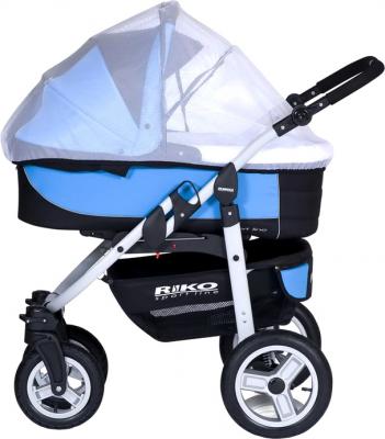 Детская универсальная коляска Riko Amigo (Neon Blue) - противосмоскитная сетка