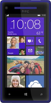 Смартфон HTC Windows Phone 8X Blue - общий вид