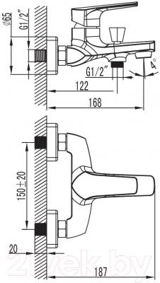 Смеситель IDDIS Harizma HARSB00i02