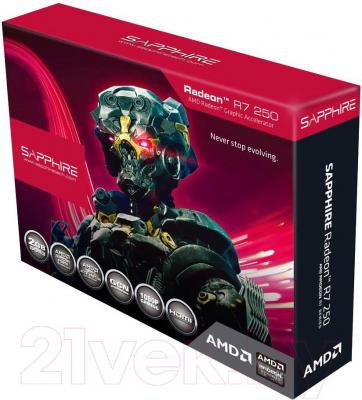 Видеокарта Sapphire R7 250 With Boost 2Gb GDDR3 (11215-01-20G)
