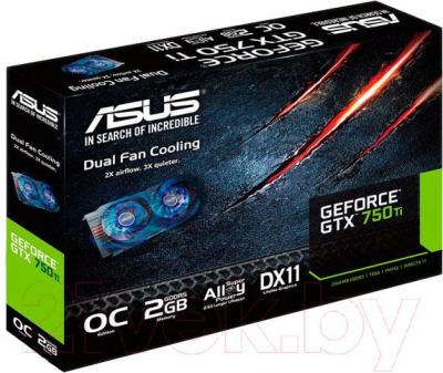 Видеокарта Asus GeForce GTX 750 Ti OC 2GB GDDR5 (GTX750TI-OC-2GD5)