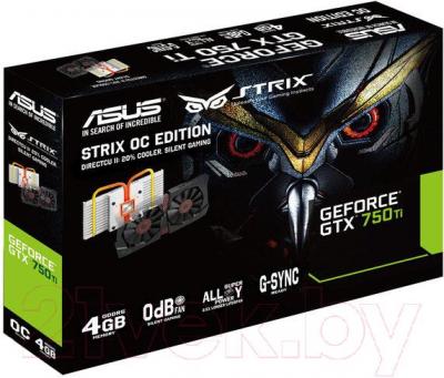 Видеокарта Asus STRIX GeForce GTX 750 Ti OC 2GB GDDR5 (STRIX-GTX750TI-OC-2GD5)