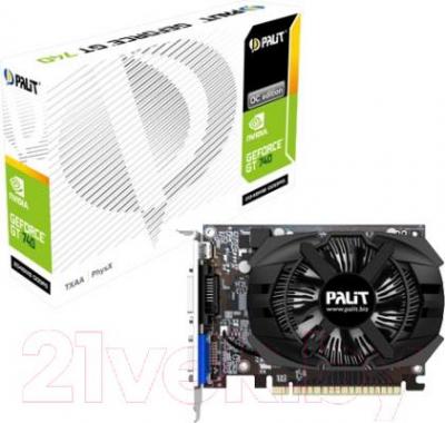 Видеокарта Palit GeForce GT 740 OC 2GB GDDR5 (NE5T740S1341-1073F)