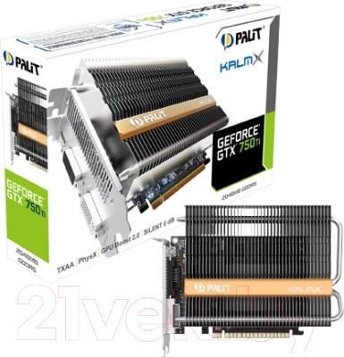 Видеокарта Palit GeForce GTX 750 Ti KalmX 2GB GDDR5 (NE5X75T00941-1073H)