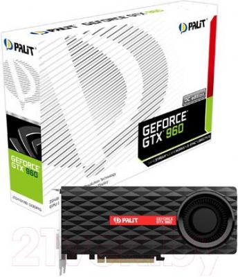 Видеокарта Palit GeForce GTX 960 OC 2GB GDDR5 (NE5X960S1041-2061F)