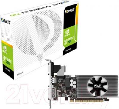 Видеокарта Palit GeForce GT 730 1024MB DDR3 (NEAT7300HD06-2080F)