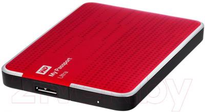 Внешний жесткий диск Western Digital My Passport Ultra 1TB Red (WDBZFP0010BRD)