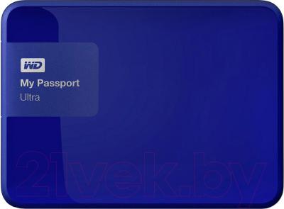 Внешний жесткий диск Western Digital My Passport Ultra 3TB Noble Blue (WDBNFV0030BBL)